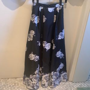 Two-piece prom dress from sequin hearts. Size 5.